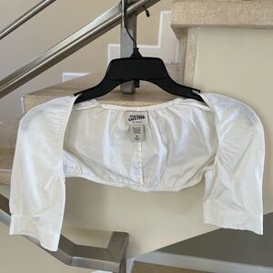 VINTAGE JPG White Bolero Shrug jacket